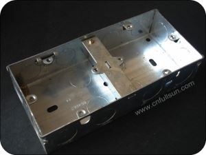 ब्रिज के साथ 2 गैंग मेटल बॉक्स